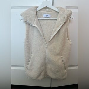 Aritzia Tna Teddy Vest with Hood